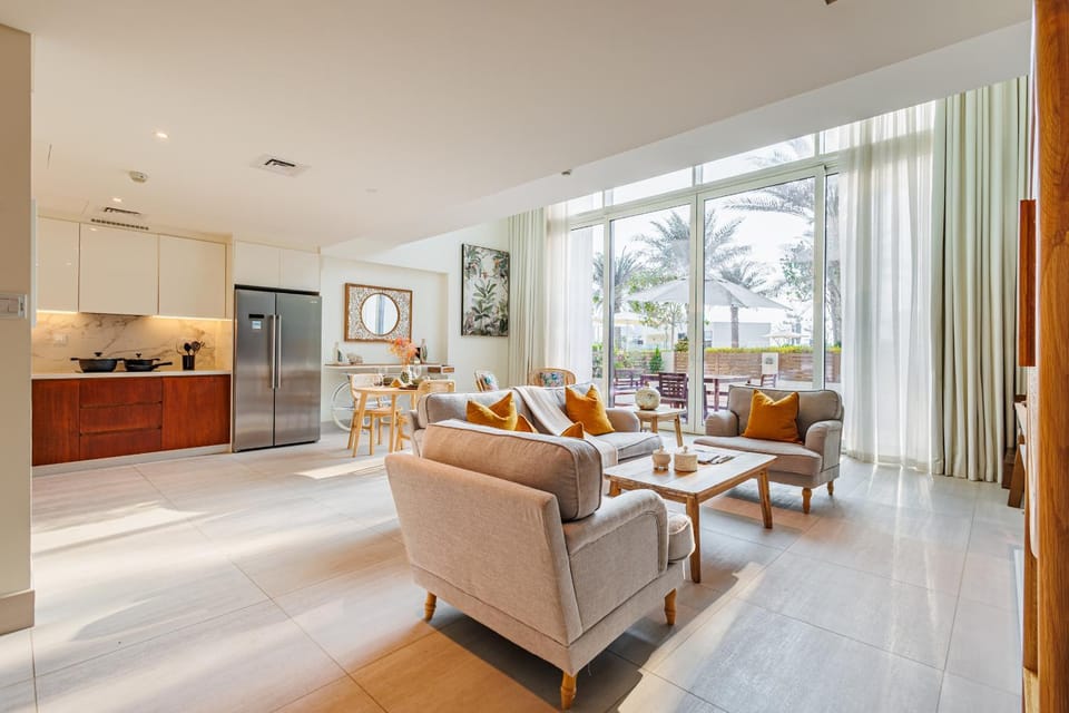 Mamsha Saadiyat - Huge 1 BDR Duplex - Beachfront Luxury - 1 min walk to Mamsha Boulevard, Beach, Restaurants - 5 min to Louvre and Zayed Museum Apartment in Abu Dhabi