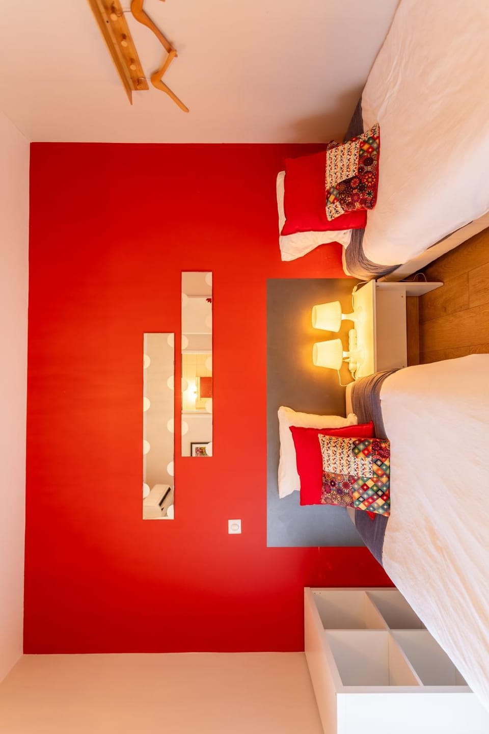 Property building, Living room, Bedroom