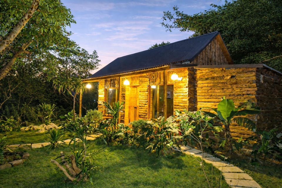 Property building, Spring, Day, Night, Garden, Garden view