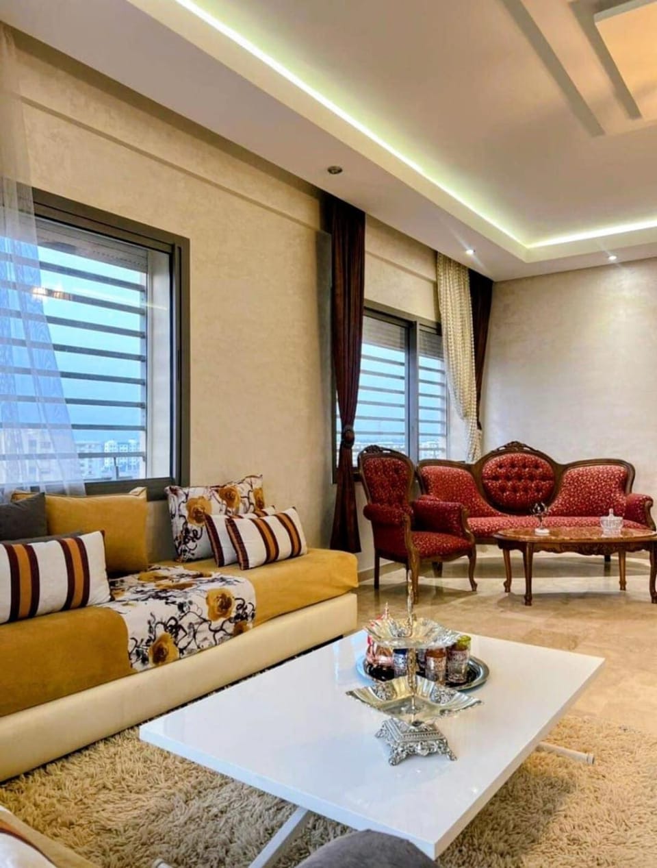 Moroccan Sunset - Charming 3BR near Airport Med 5 Apartment in Casablanca-Settat