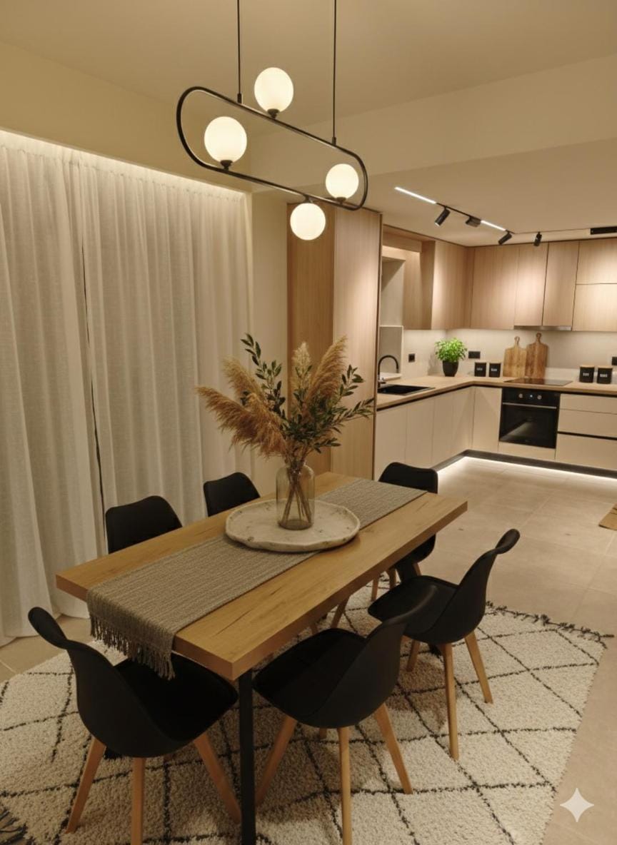 Kitchen or kitchenette, Dining area