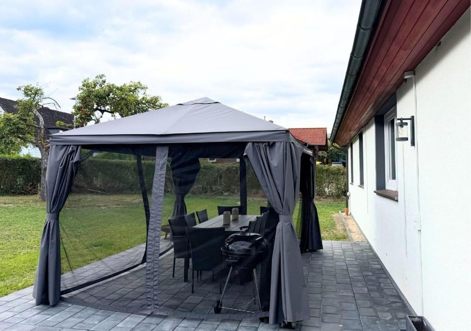 Property building, BBQ facilities, Garden, Seating area, Garden view