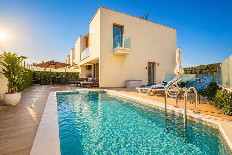 Day, Natural landscape, Pool view, Swimming pool, sunbed