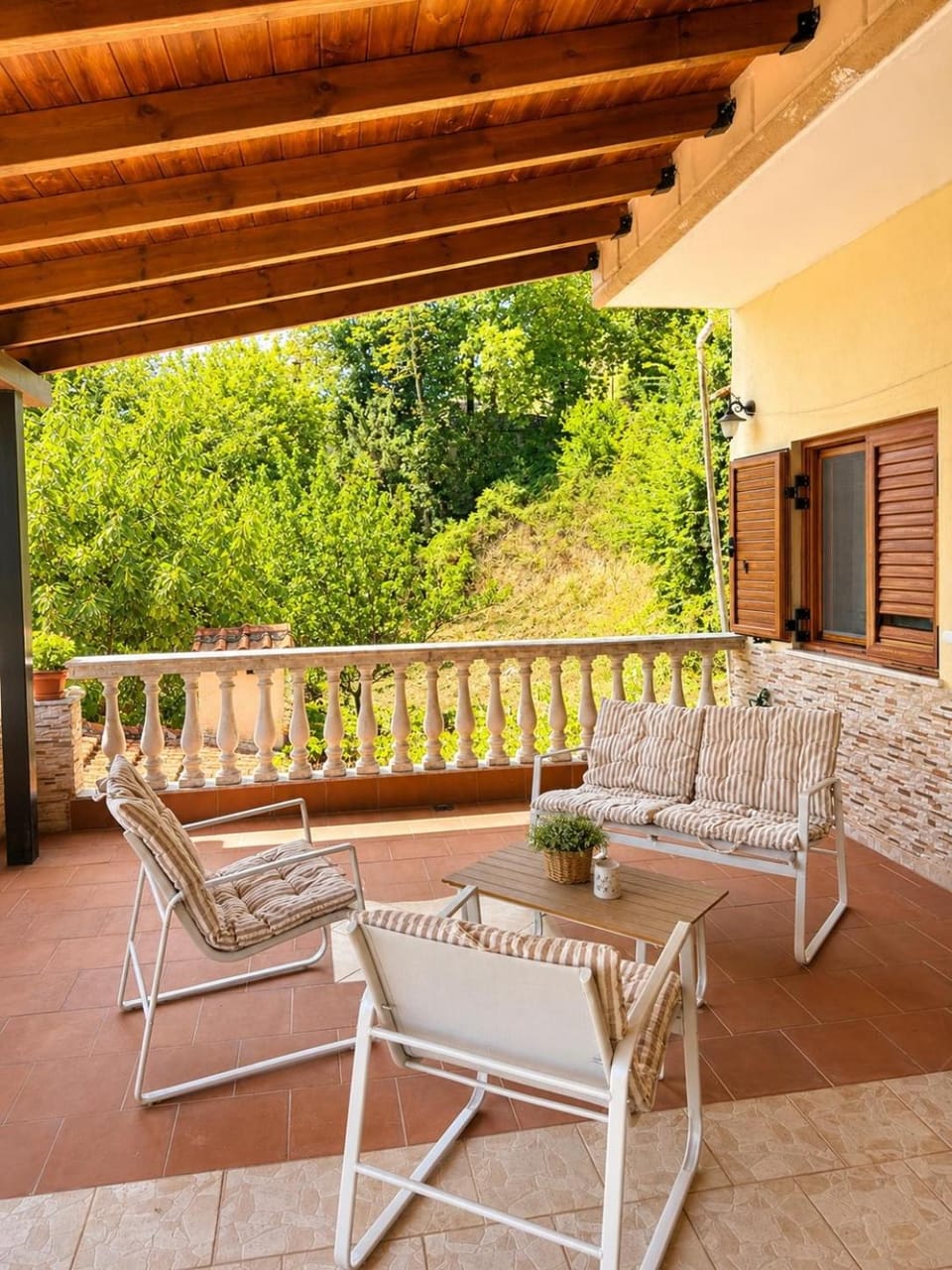Patio, Balcony/Terrace, Garden view