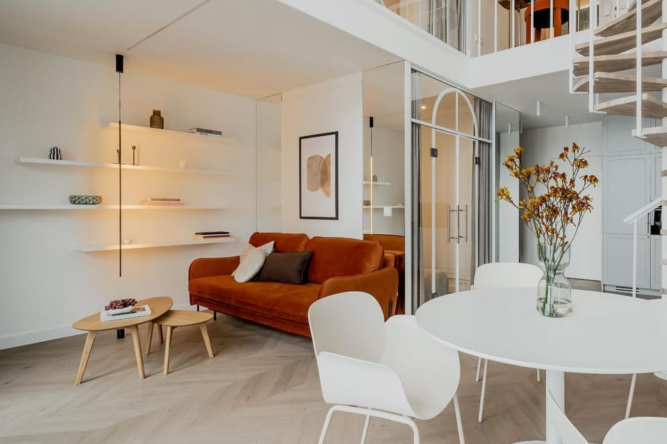 Living room, Seating area, Dining area