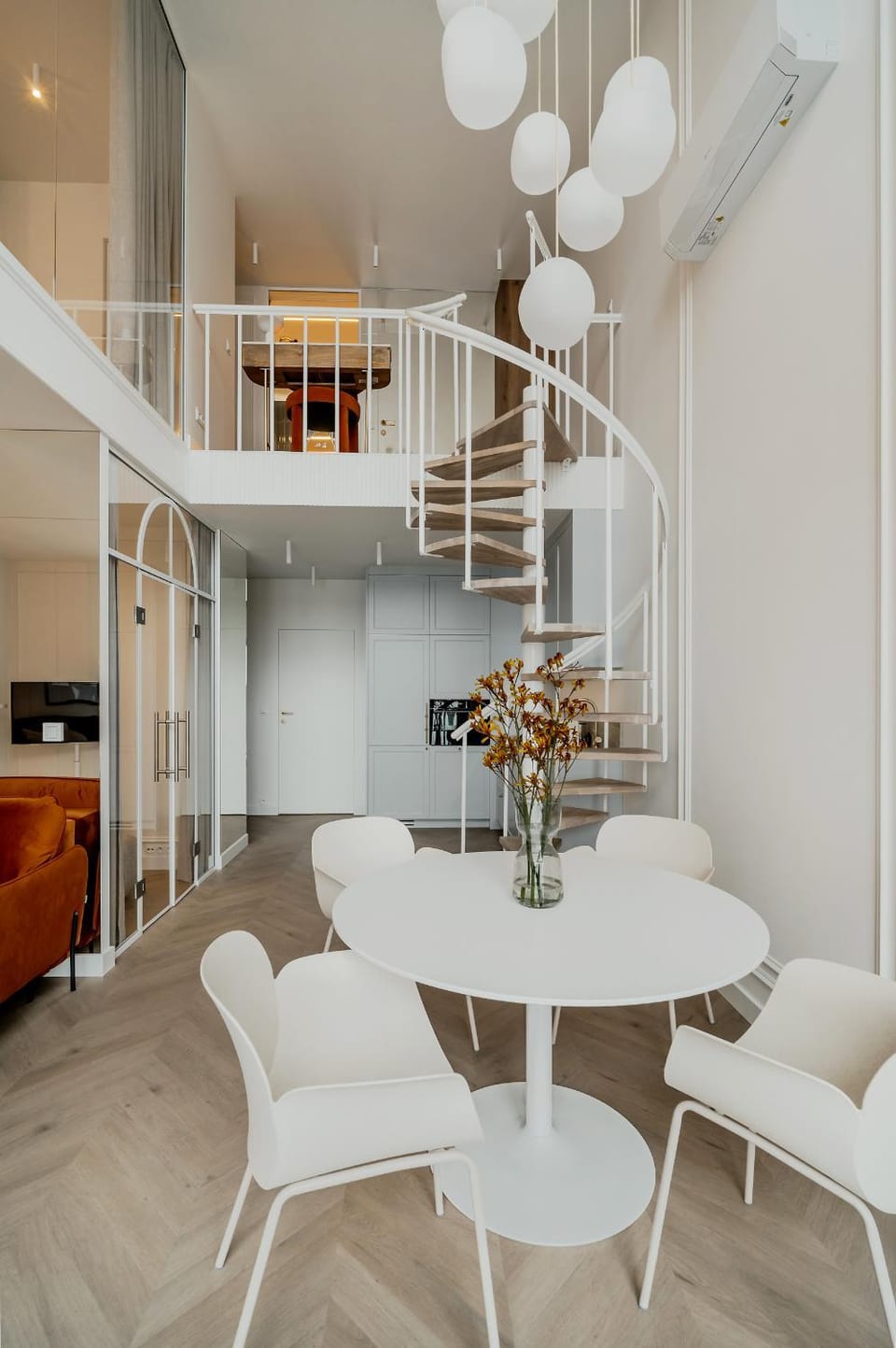 Kitchen or kitchenette, Floor plan, Dining area