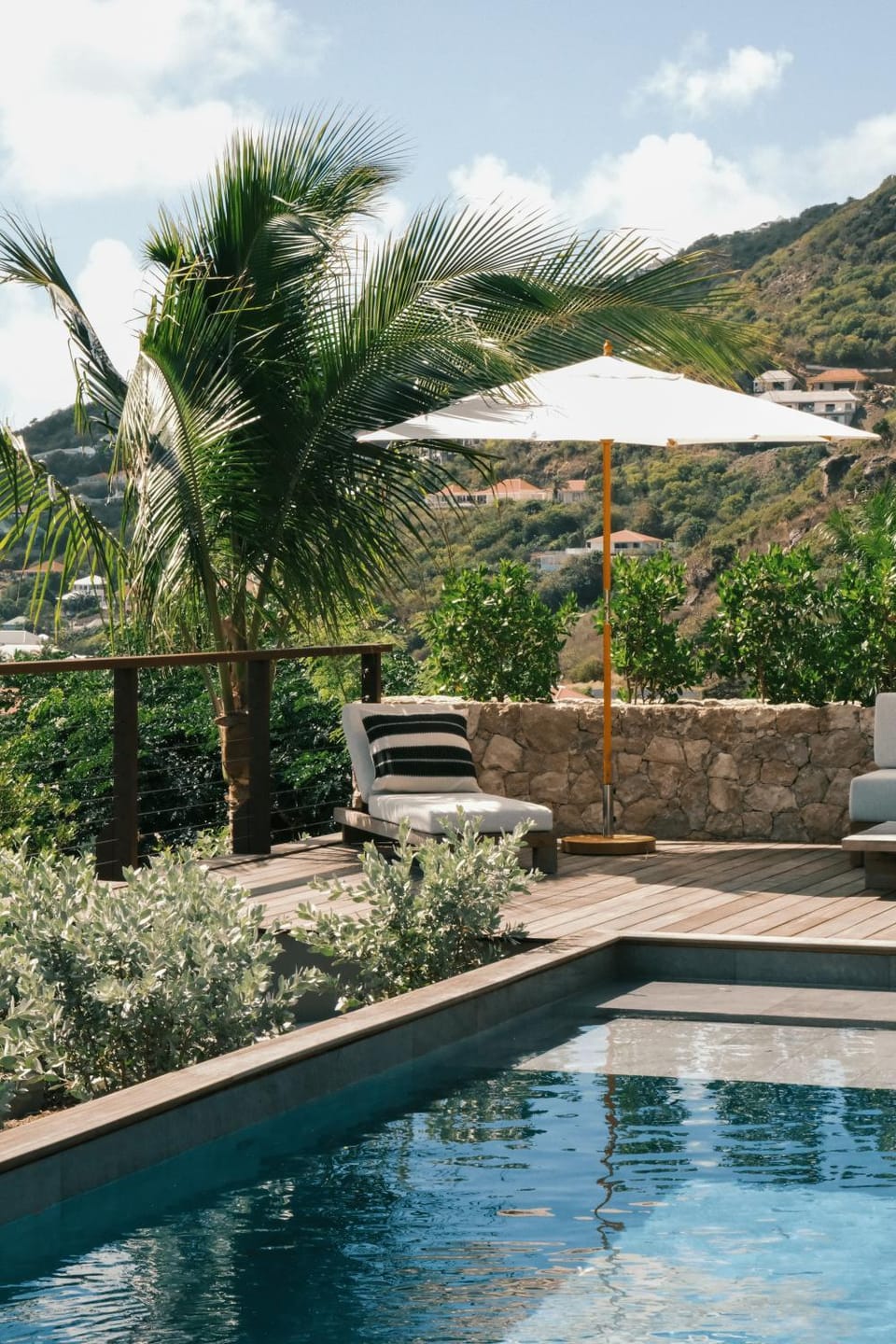 Natural landscape, Pool view, Swimming pool, sunbed
