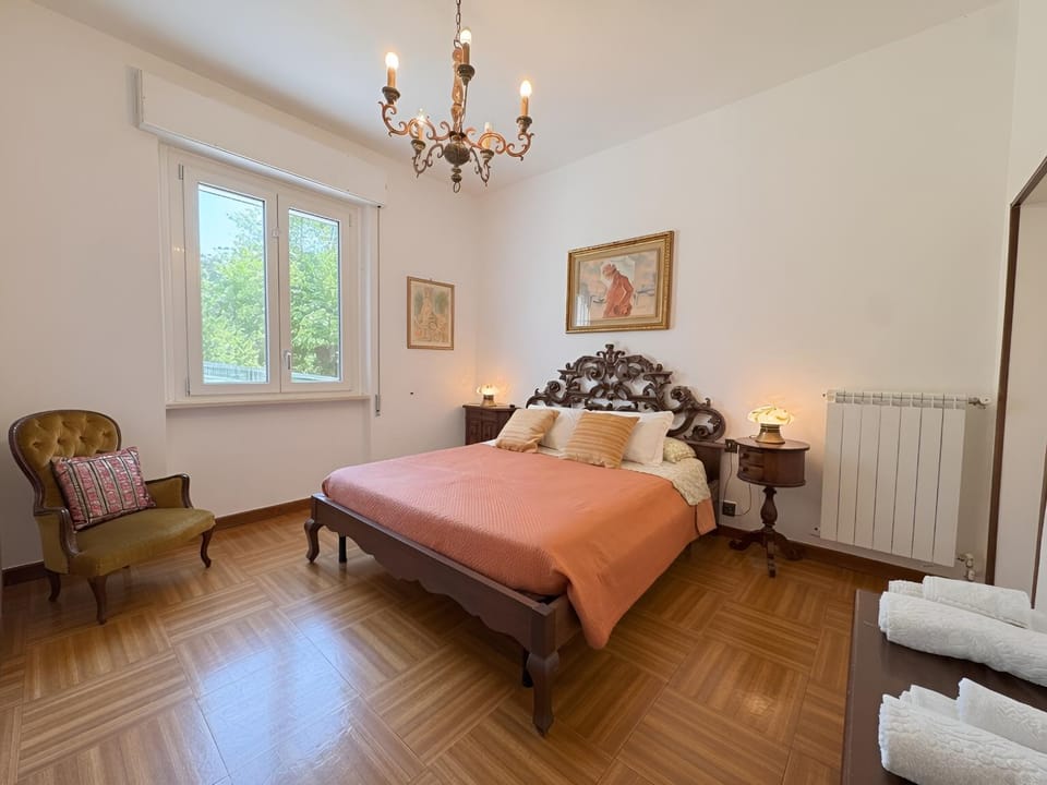 Bed, Photo of the whole room, Bedroom, heating, internet, towels