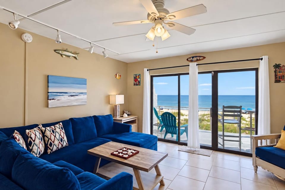 Gulf-Front Villa A-6 Pool Access Sleeps 6 House in Saint George Island