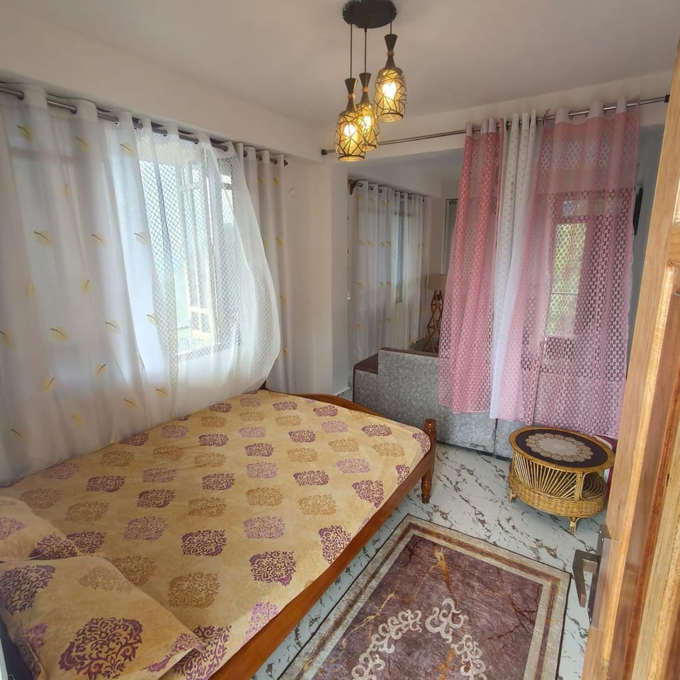 Bed, Living room, Bedroom
