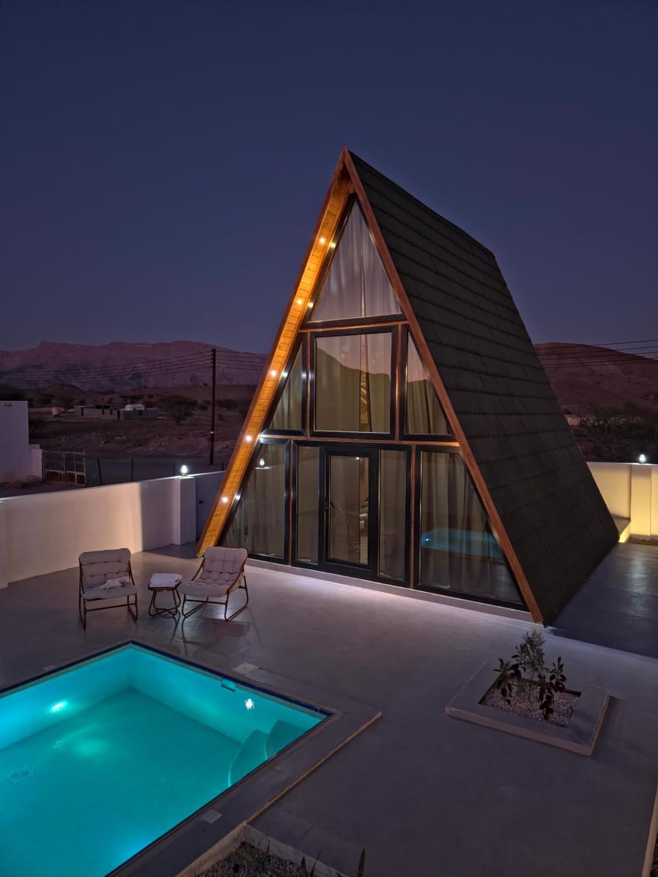 Wadi Bani Khalid-Al Joud Green hostel A-Frame Cabin Cabin in Oman