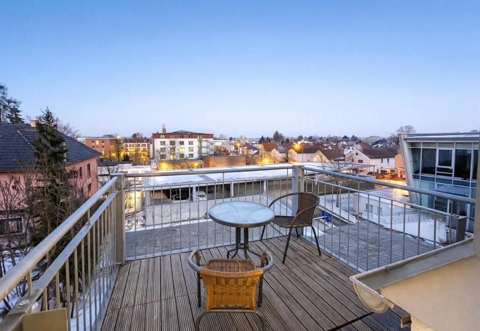 Property building, Day, View (from property/room), Balcony/Terrace, City view