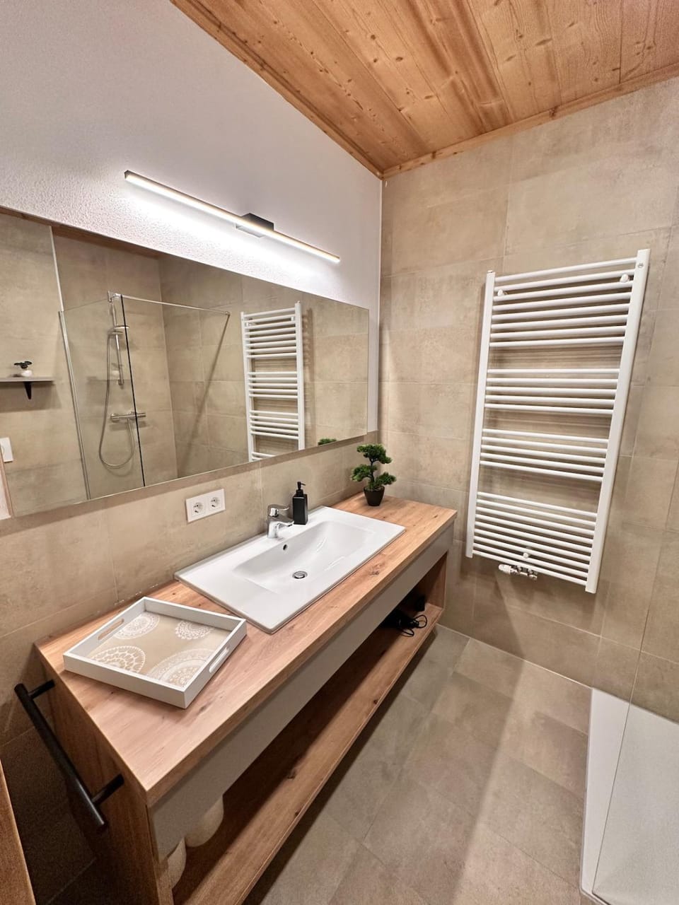 Shower, Bathroom, towels