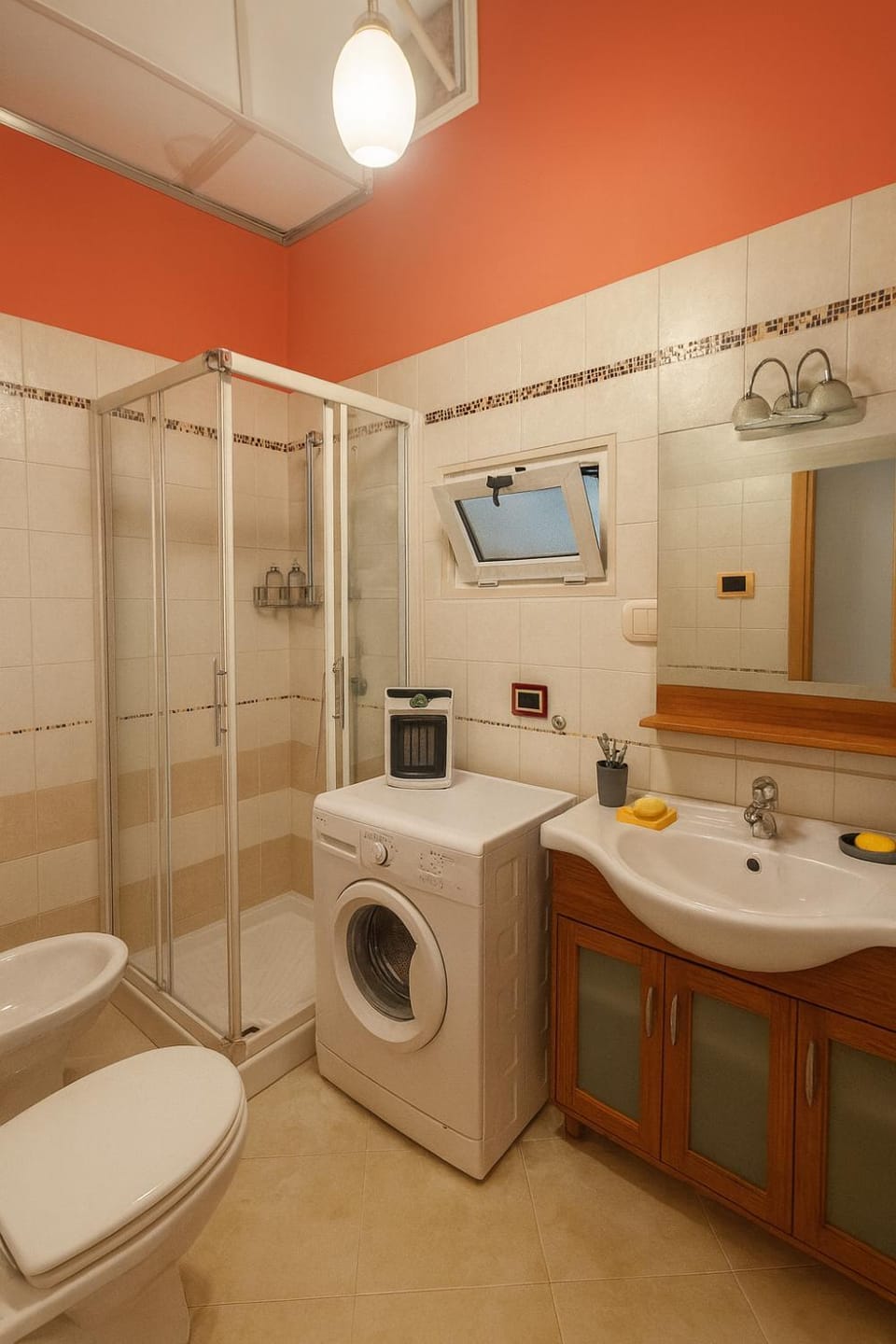 Shower, Toilet, Bathroom, washing machine