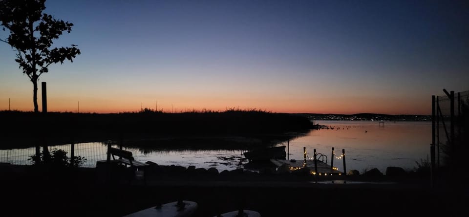Lake view, Sunset