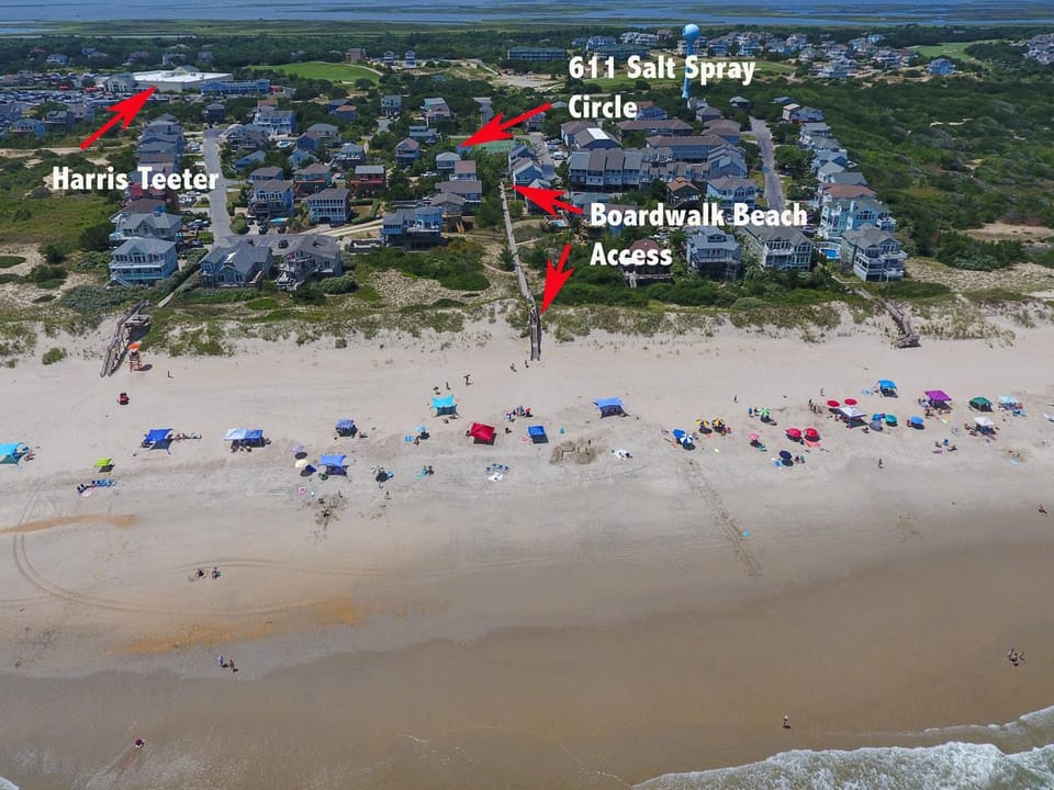 The Salty Piper - Corolla, Ocean Sands, 100 Yds to Beach, Ocean View, Pets OK, Golf Nearby House in Corolla