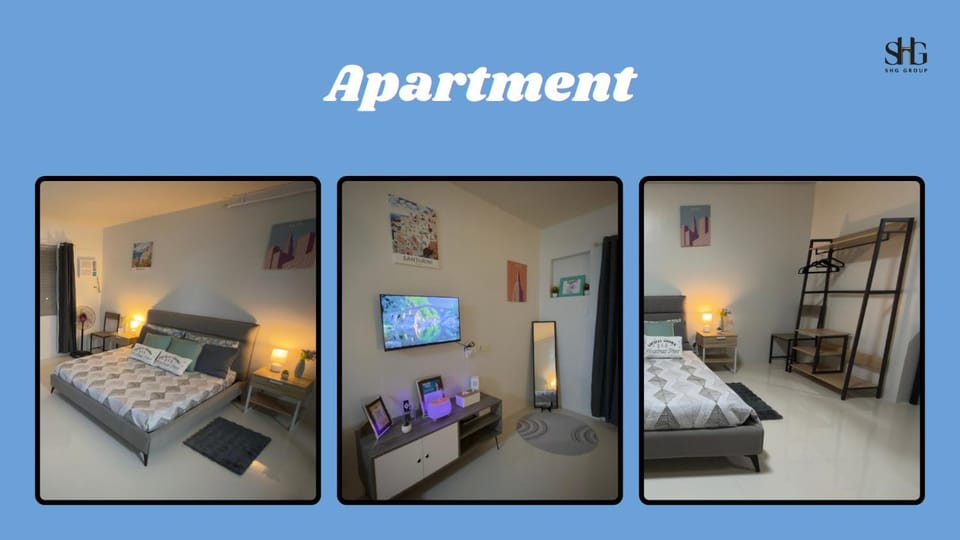 Bed, TV and multimedia, Photo of the whole room, Bedroom