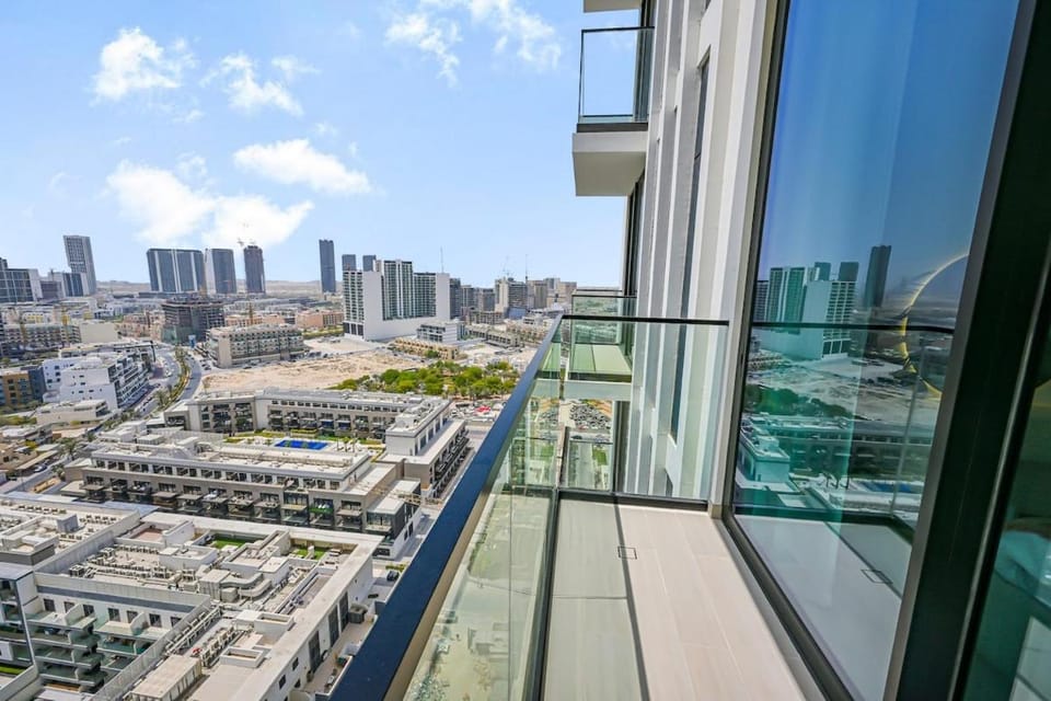 Chic 1BR Apartment I Balcony & Views I JVC Dubai Apartment in Dubai
