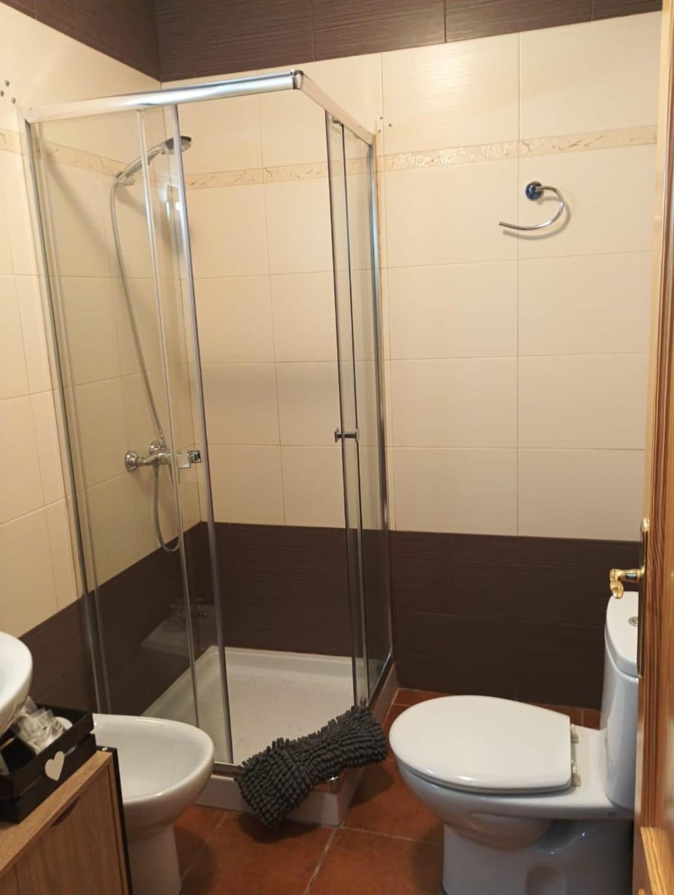 Shower, Toilet, Bathroom, towels