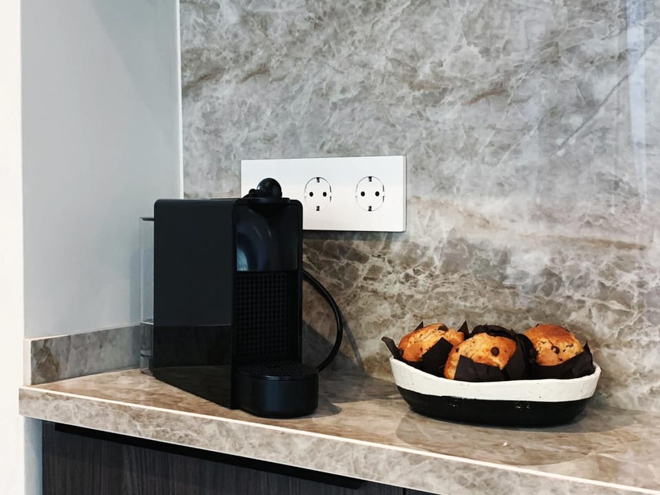 Coffee/tea facilities, Kitchen or kitchenette, toaster