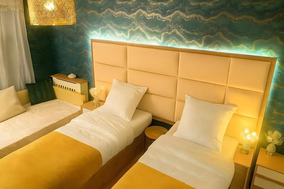 Property building, Living room, Bedroom