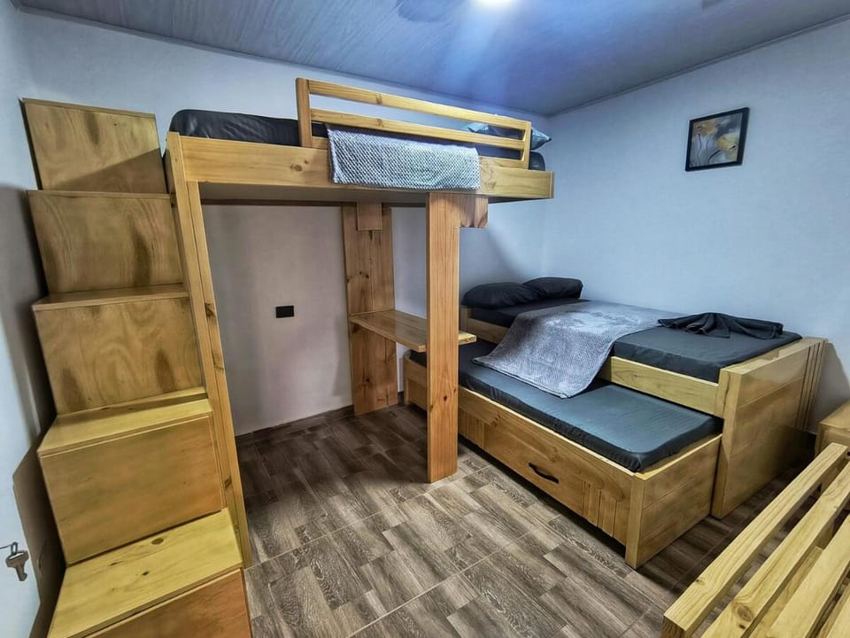 Photo of the whole room, Bedroom, bunk bed