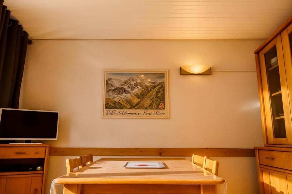 Bright apartment with views of Mont Blanc Apartment in Chamonix