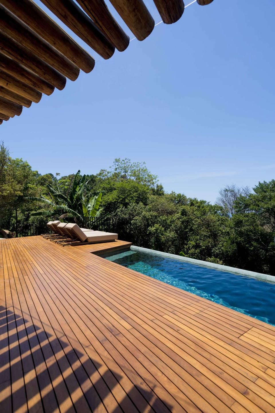Pool view, sunbed
