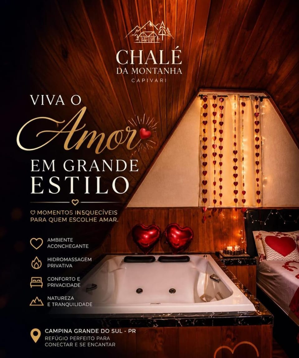 Chale da Montanha Capivari Chalet in State of Paraná