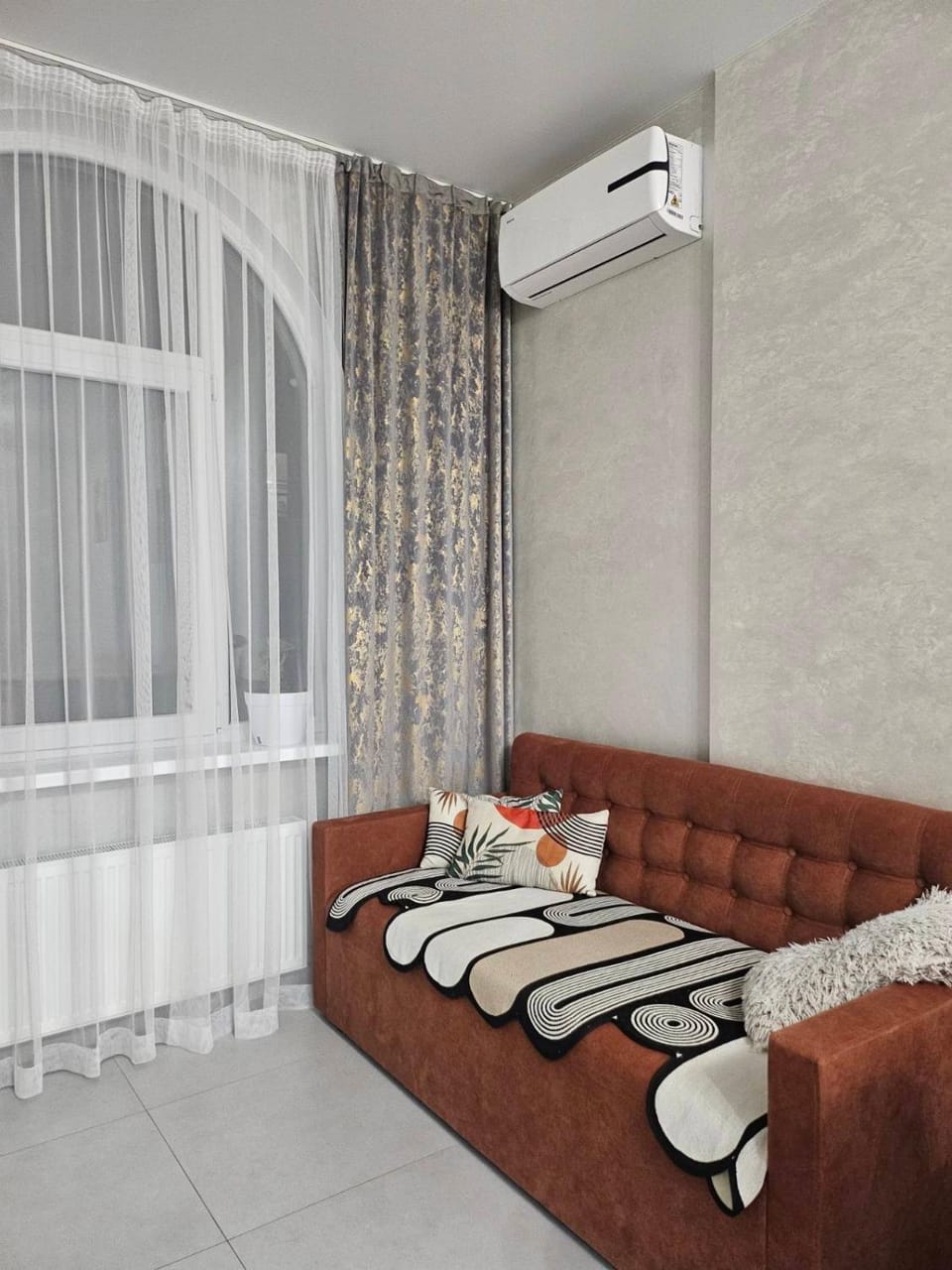 Dining area, air conditioner