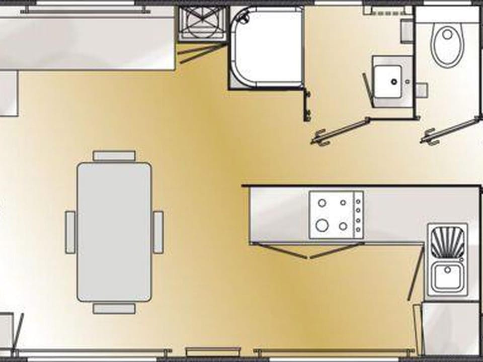 Mobil-home spacieux avec terrasse pour 6 personnes - API-1-52-931 Campground/ 
RV Resort in Brittany