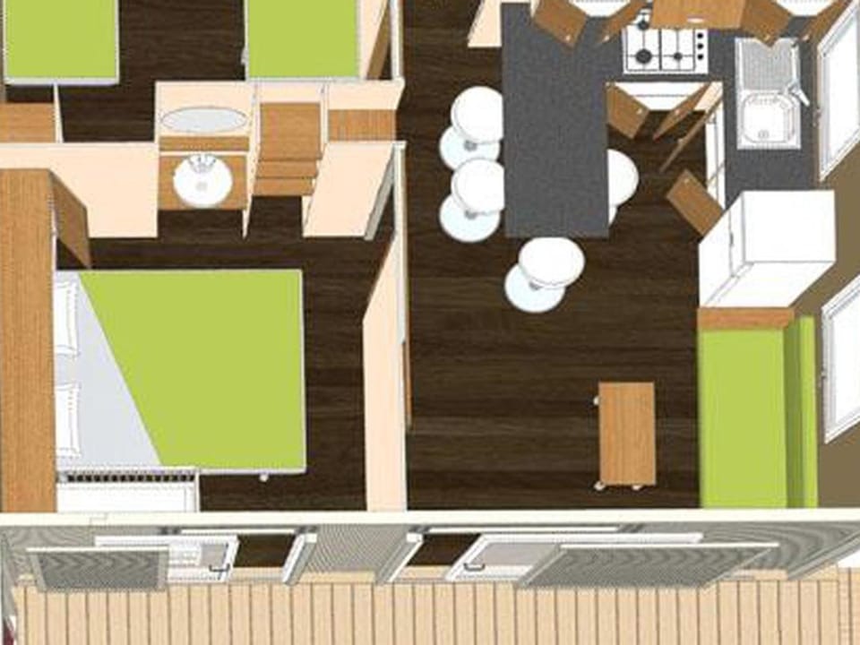 Chalet avec Terrasse à Soubès - Accès Handicapé - API-1-52-955 Campground/ 
RV Resort in Occitanie