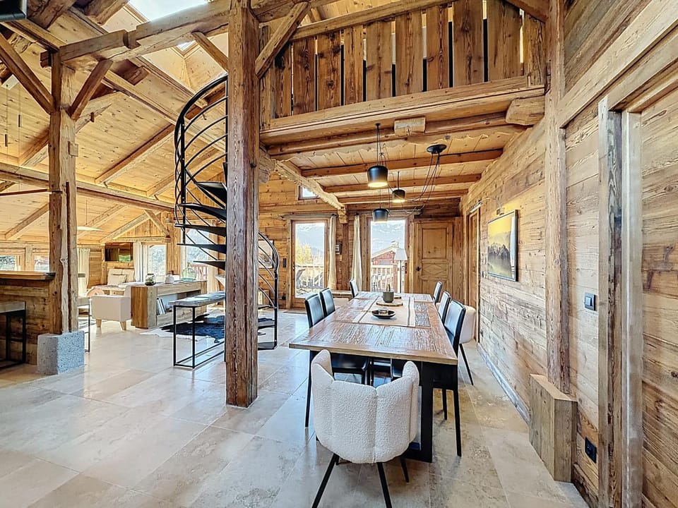 Chalet 5 chambres + dortoir proche pistes Combloux - FR-1-560-173 Chalet in Combloux
