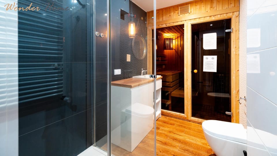 Shower, Sauna, Bathroom