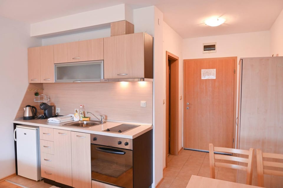 Kitchen or kitchenette, Dining area, oven, stove