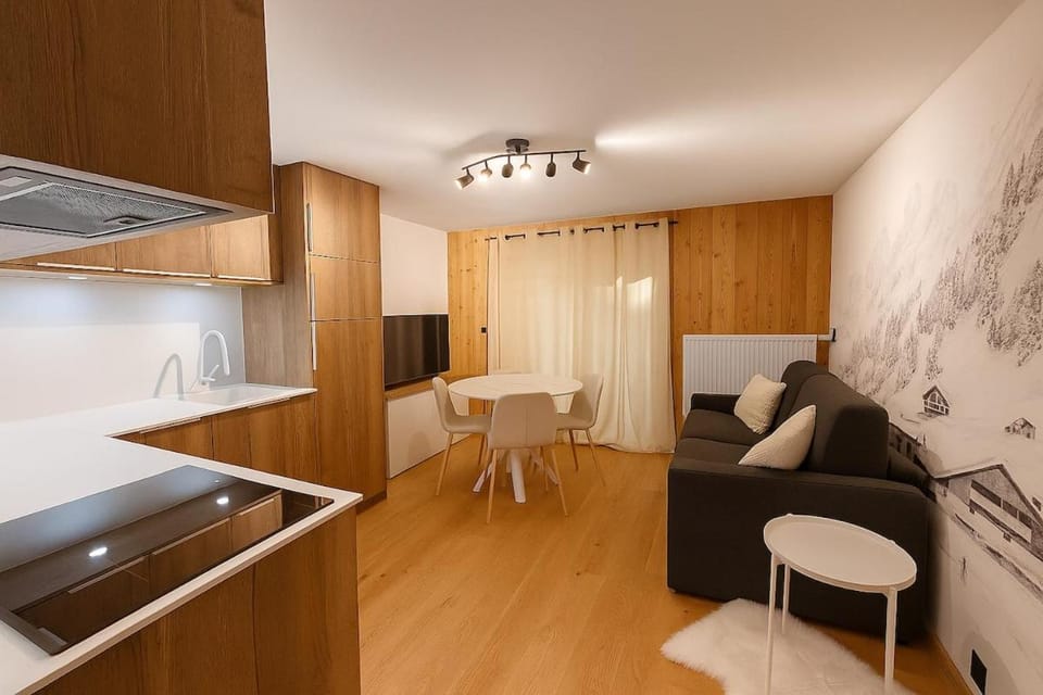 Praz-sur-Arly , Appartement 2 pièces entièrement rénové en 2025 "Le Cervin" Apartment in Megève