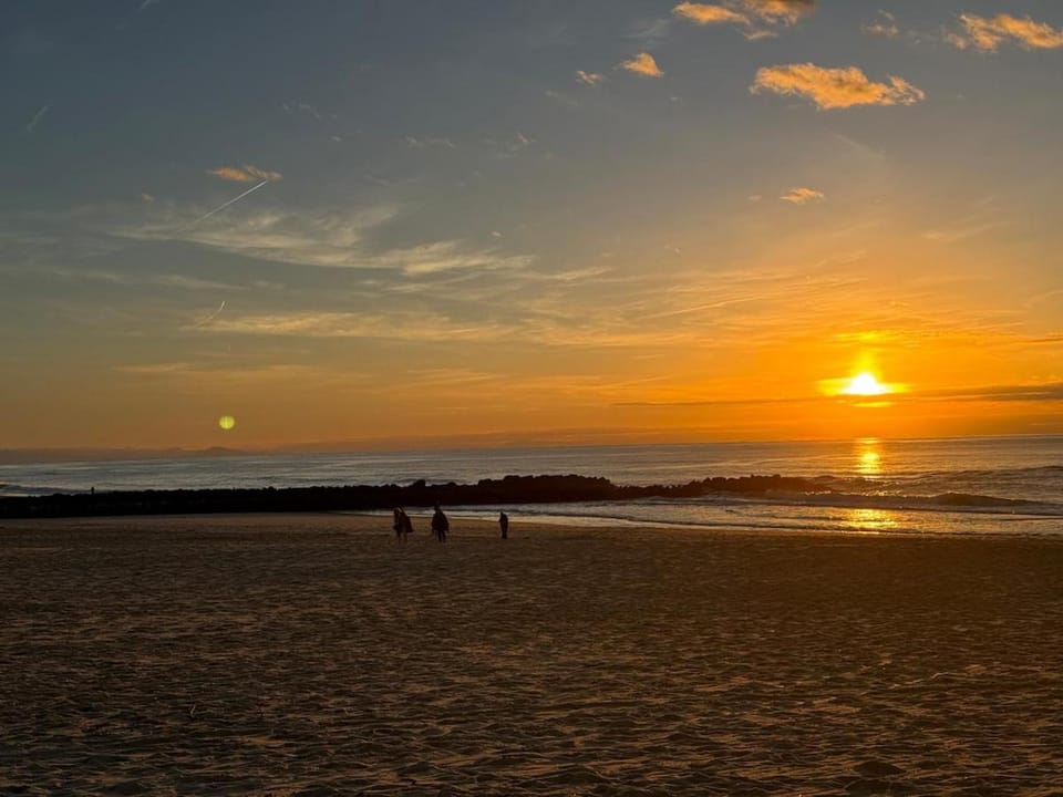 Day, Natural landscape, Beach, Sea view, Sunset