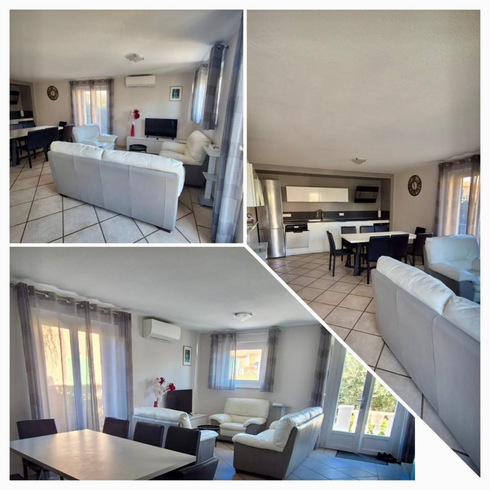 Communal lounge/ TV room, Kitchen or kitchenette, Living room, Dining area, air conditioner