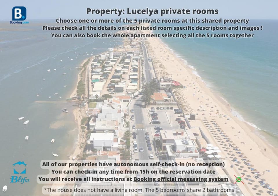 Blife Lucelya private rooms at Faro beach Vacation rental in Faro