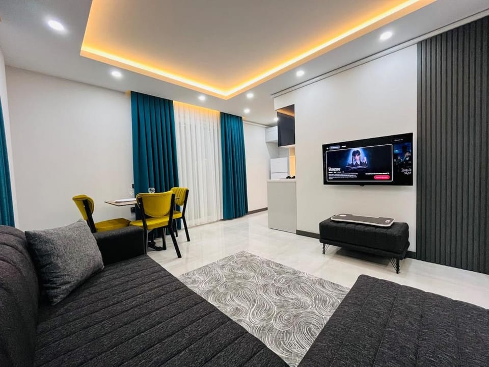 No3 Air Conditioning Smart TV Comfortable Bed Luxury Apartment in Antalya