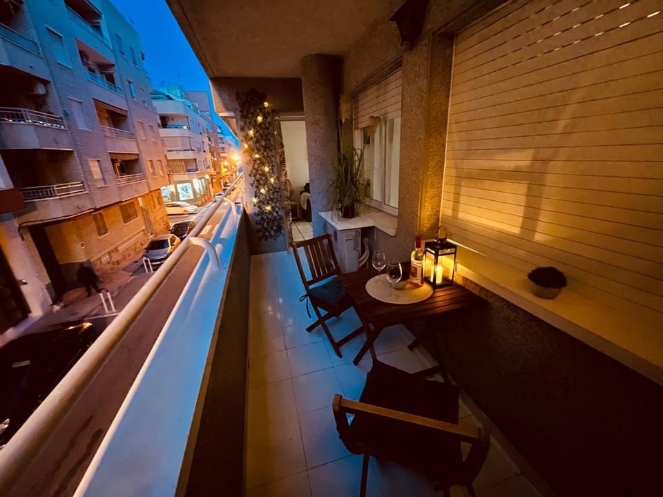Night, View (from property/room), Balcony/Terrace, Balcony/Terrace