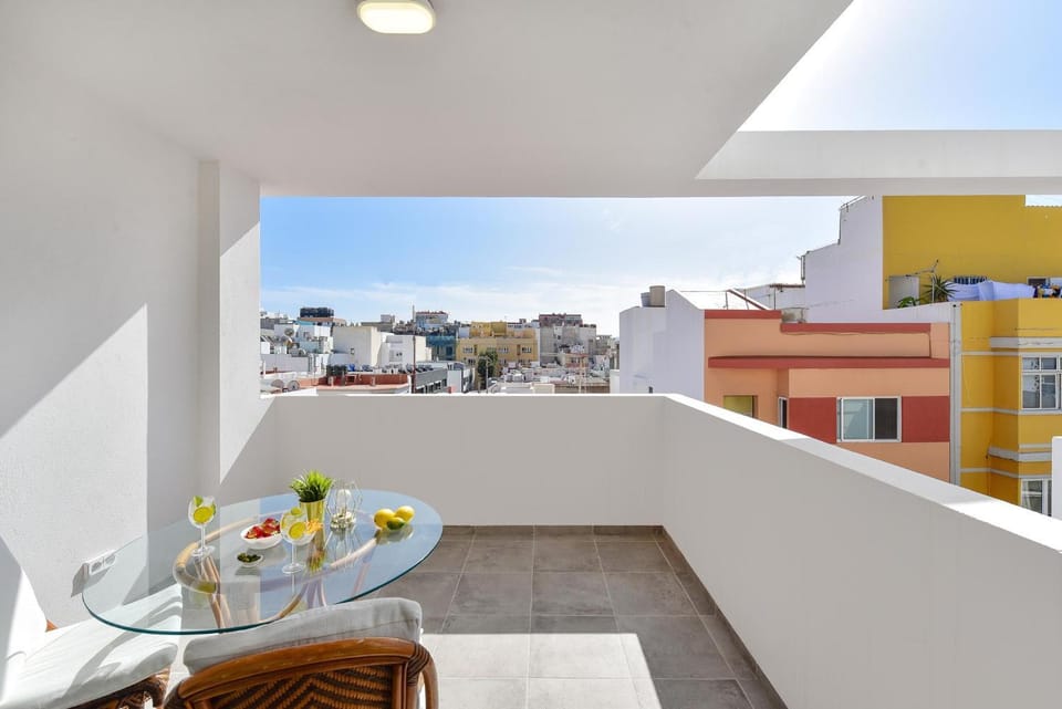 Balcony/Terrace, Dining area, City view