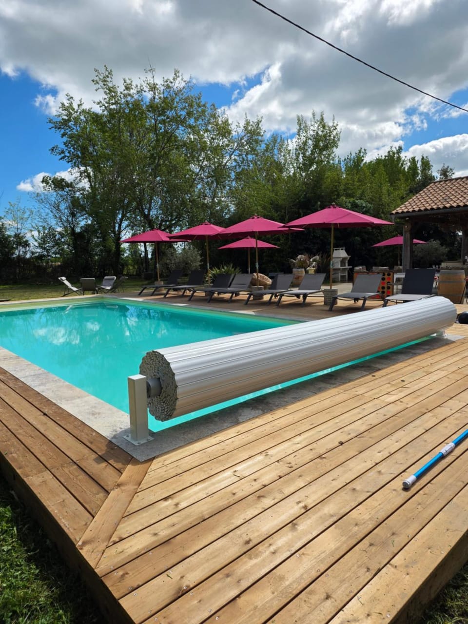 Pool view, Swimming pool, sunbed