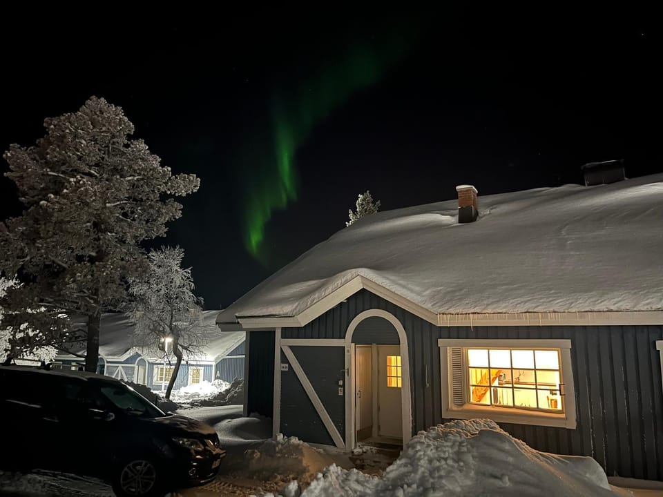 Property building, Night, Neighbourhood, Natural landscape, Winter
