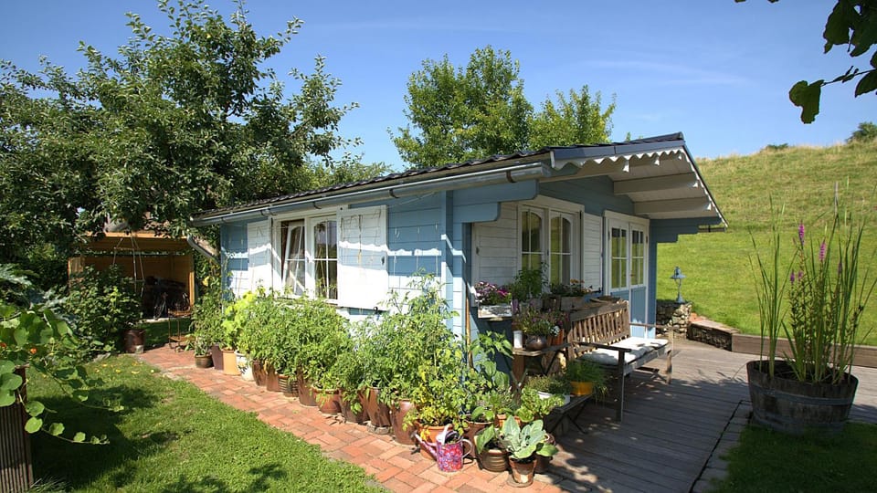 Property building, Garden view