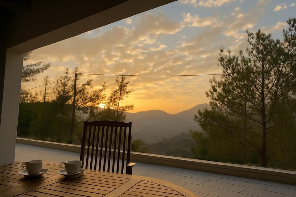 Property building, Patio, Day, Natural landscape, Bird's eye view, Summer, Garden, View (from property/room), Balcony/Terrace, Dining area, Evening entertainment, Evening entertainment, Garden view, Landmark view, Mountain view, Entertainment, Entertainment, Seasons, Location, Sunset