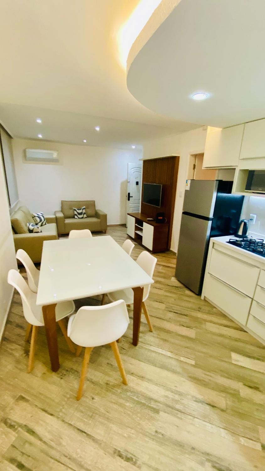 Kitchen or kitchenette, Living room