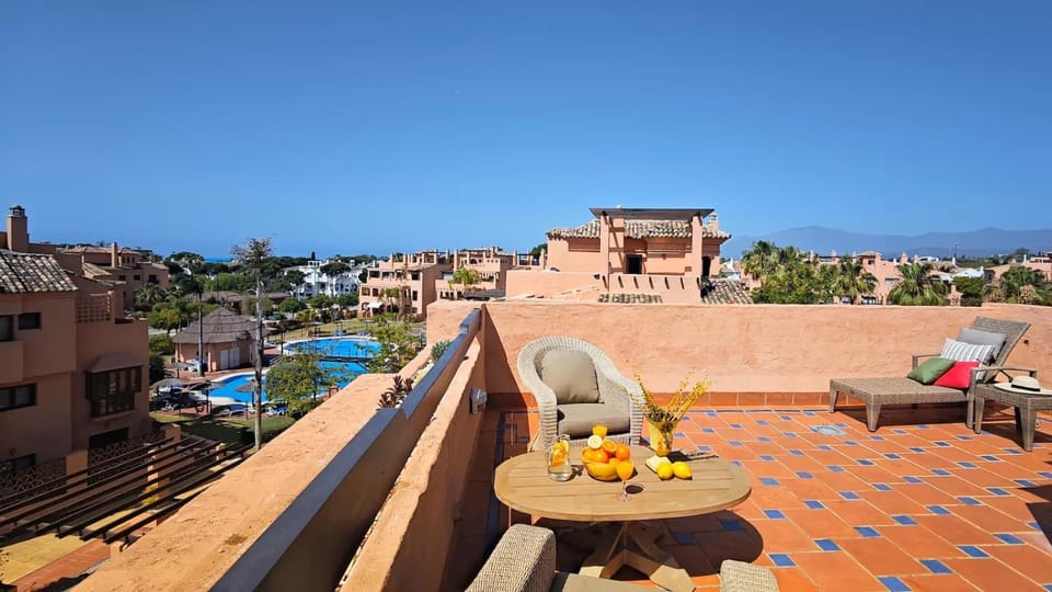 View (from property/room), Balcony/Terrace, Balcony/Terrace, Garden view, Mountain view, Pool view, Sea view