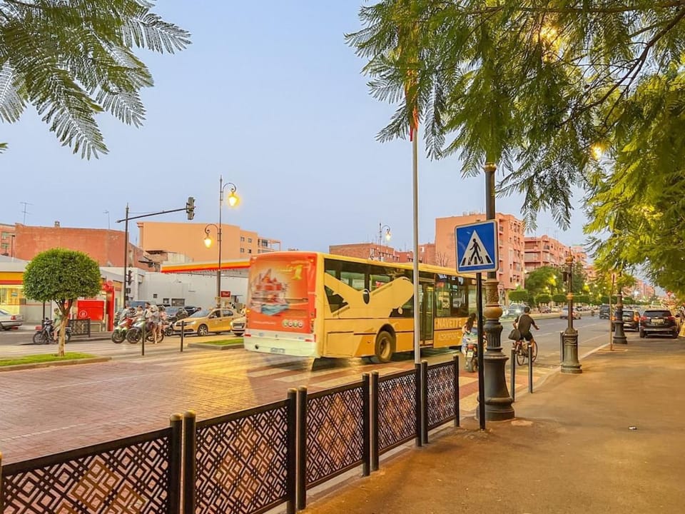 Secure Stylish Flat Gueliz Pool WiFi Parking Apartment in Marrakesh