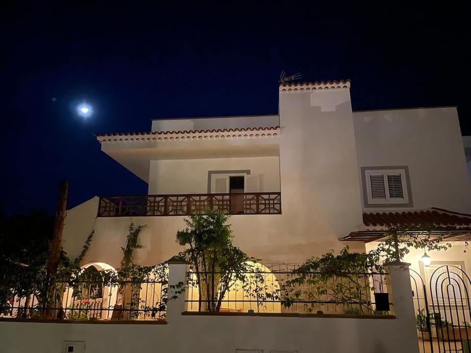 Property building, Night, Street view